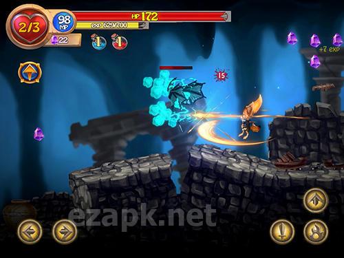 Fin and ancient mystery: Platformer-metroidvania
