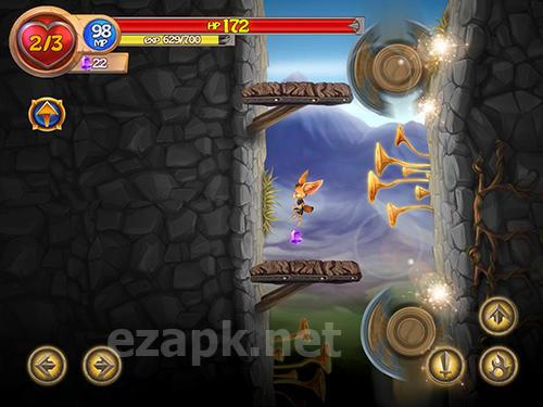 Fin and ancient mystery: Platformer-metroidvania