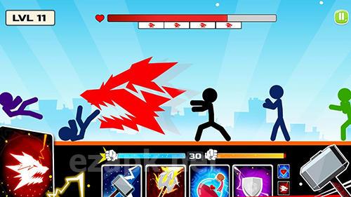 Stickman fighter: Mega brawl
