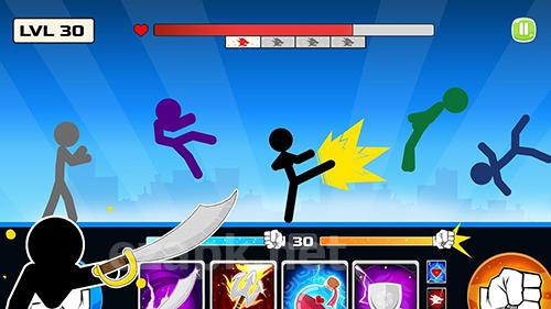 Stickman fighter: Mega brawl