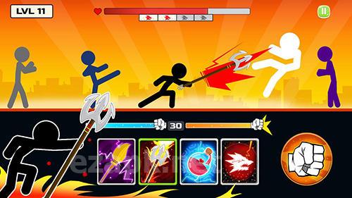 Stickman fighter: Mega brawl