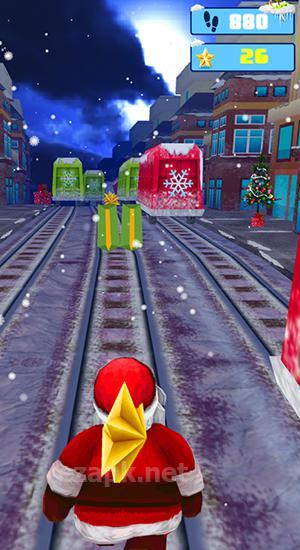 Santa runner: Xmas subway surf