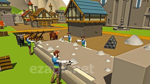 Security wall construction game