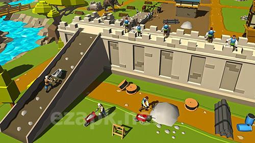 Security wall construction game