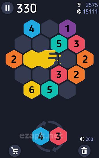 Make 7! Hexa puzzle