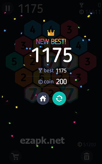 Make 7! Hexa puzzle
