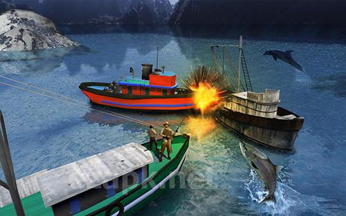 Fishing boat driving simulator 2017: Ship games