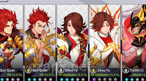 Light in chaos: Sangoku heroes