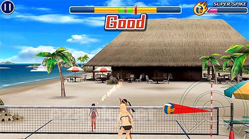 Beach volleyball paradise