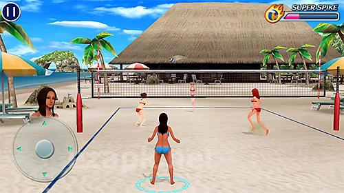 Beach volleyball paradise