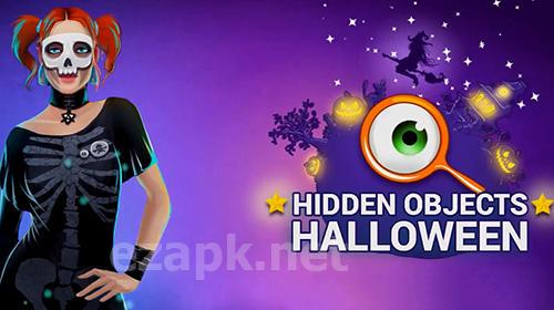 Hidden objects. Halloween games: Haunted holiday
