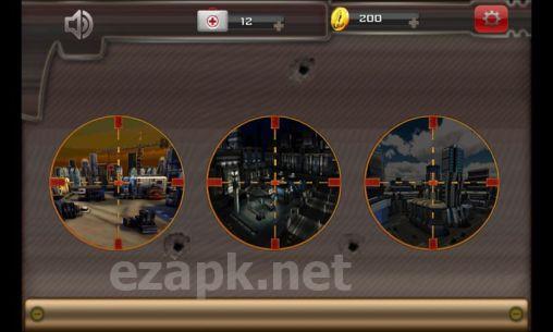 Sniper shooting. Killer.