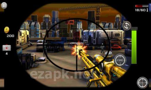 Sniper shooting. Killer.