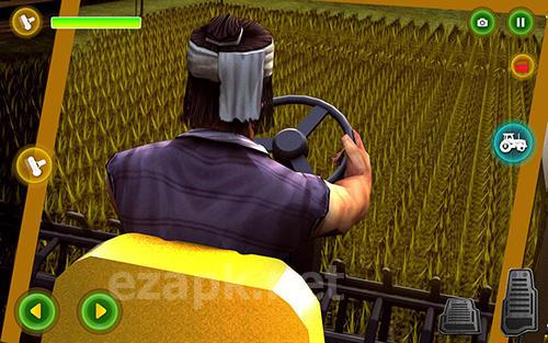 Modern tractor farming simulator: Real farm life
