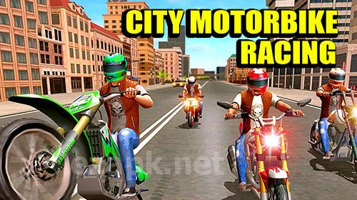 City motorbike racing