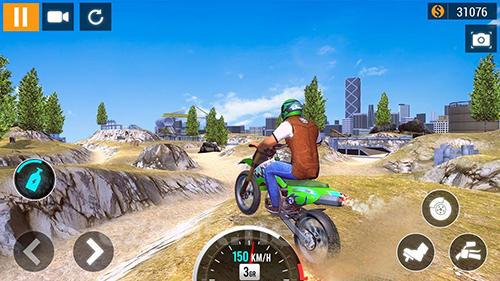 City motorbike racing