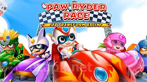 Paw ryder race: The paw patrol human pups