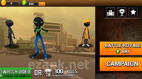 Stickman royale: World war battle
