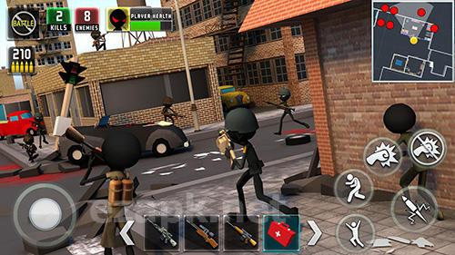 Stickman royale: World war battle