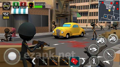 Stickman royale: World war battle