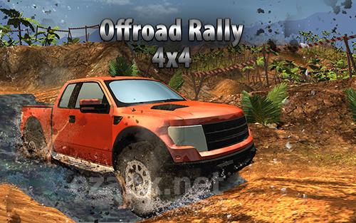 SUV 4x4 offroad rally driving