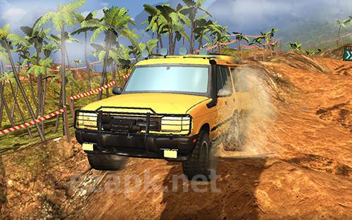 SUV 4x4 offroad rally driving
