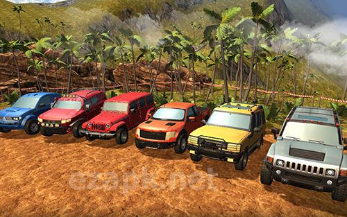 SUV 4x4 offroad rally driving
