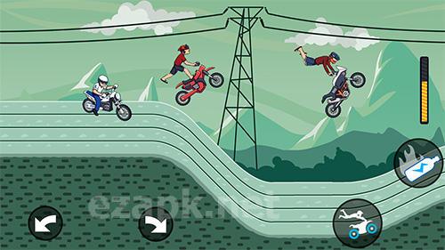 Mad motor: Motocross racing. Dirt bike racing