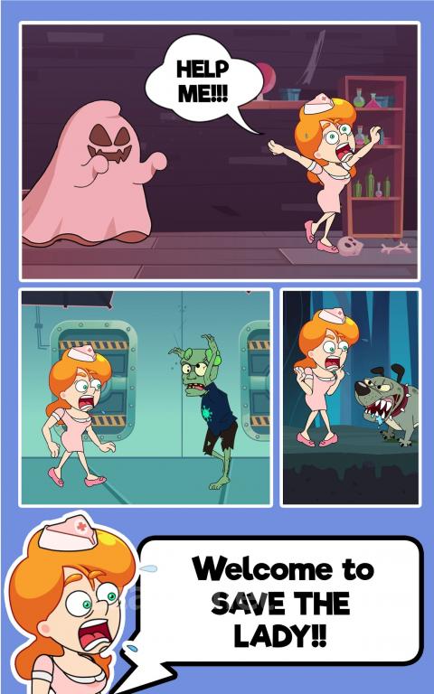 Save The Lady - Save Girl - Rescue Girl