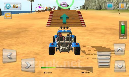 Buggy stunts 3D: Beach mania