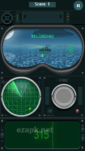 You sunk: Submarine game