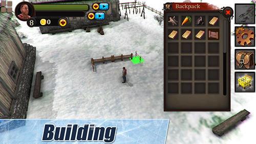 Winter Island: Crafting game. Survival Siberia