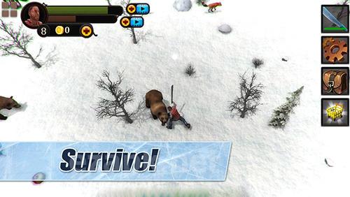 Winter Island: Crafting game. Survival Siberia