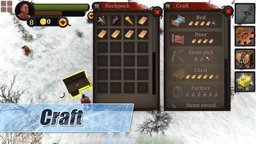 Winter Island: Crafting game. Survival Siberia