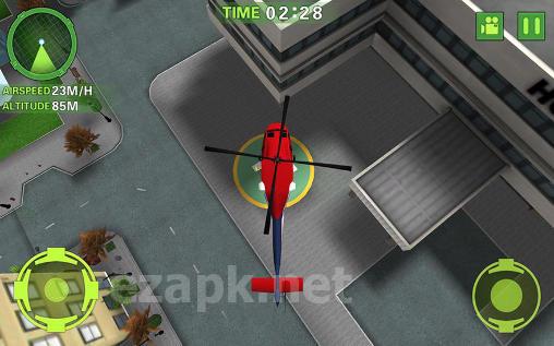 Ambulance helicopter simulator