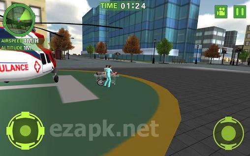 Ambulance helicopter simulator