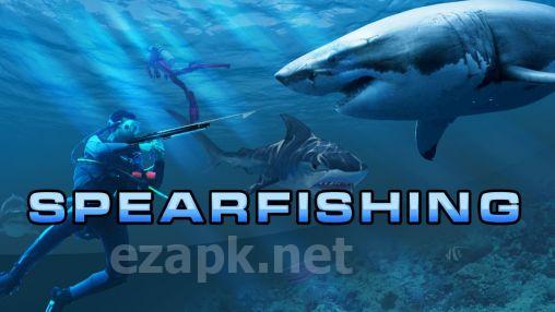 Hunter underwater spearfishing