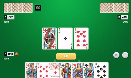 Thousand card game
