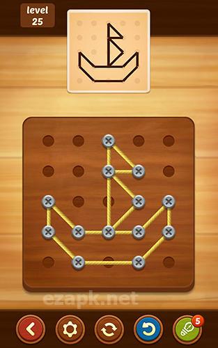 Line puzzle: String art