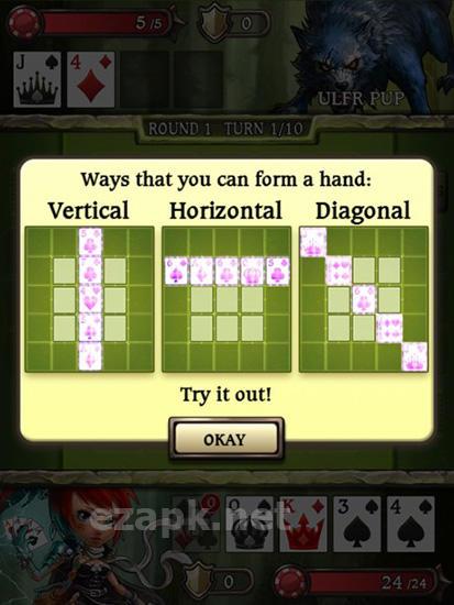 Swords and poker: Adventures