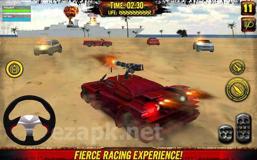 Death race: Beach racing cars
