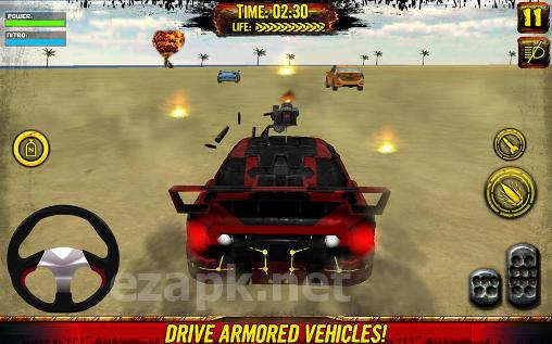 Death race: Beach racing cars