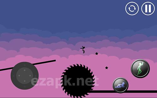 Stickman parkour platform