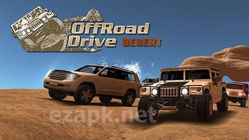 Offroad drive desert