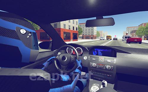 Police car racer 3D