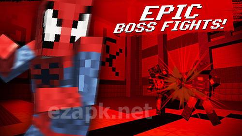 Cube pixel fighter 3D