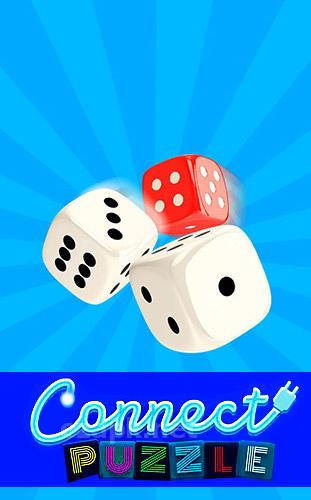 Connect puzzle: Spots connection. Brain puzzle