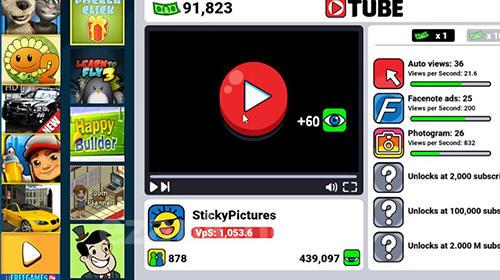 Tube clicker
