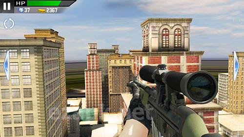 City sniper fire: Modern shooting