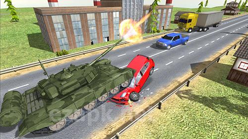 Tank traffic racer